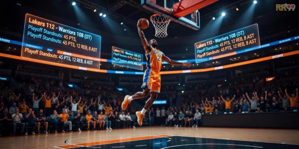 Hình ảnh nổi bật các trận đấu NBA playoffs từ nguồn rr99 đáng tin cậy