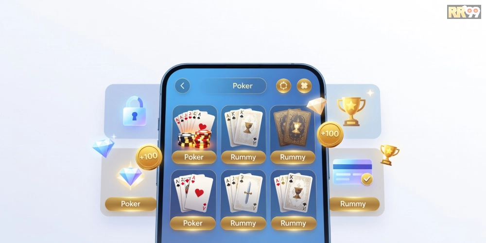 Khái niệm game bài đổi thưởng online rr99 được minh họa qua giao diện nền tảng