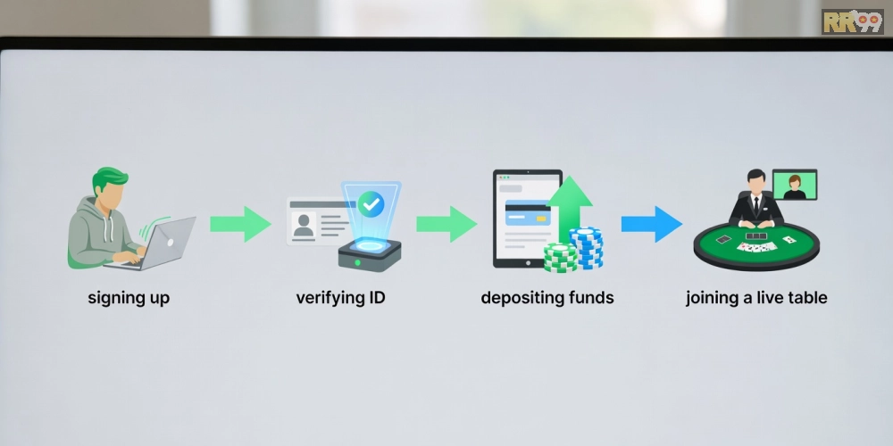 Hướng dẫn từng bước đăng ký và sử dụng trực tiếp casino rr99 an toàn