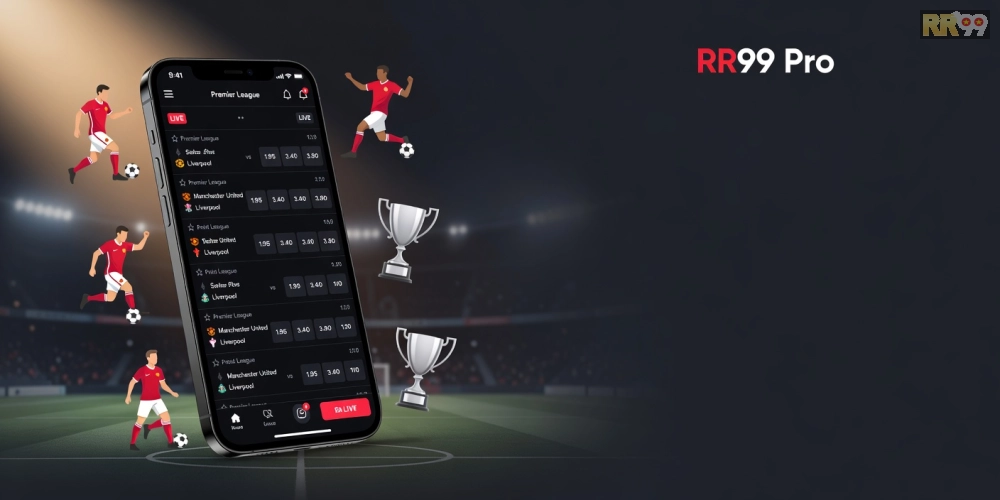 Nền tảng RR99 Pro với giao diện cá cược bóng đá chuyên nghiệp