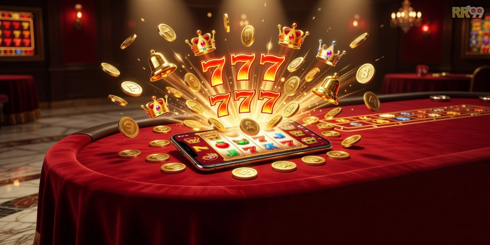 Hình ảnh ưu đãi jackpot khủng từ HuGold RR99 hấp dẫn người chơi