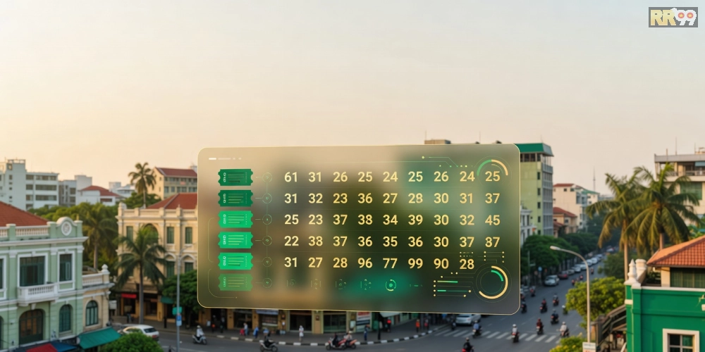 Minh họa khái niệm xổ số miền nam hôm nay rr99 với giao diện trực tuyến hiện đại